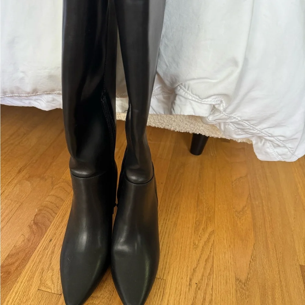 Coconuts by Matisse Black Heeled Knee-High Boots brand new size 6.5 - Picture 6 of 11